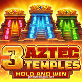 3 Aztec Temples Slot Visual Design